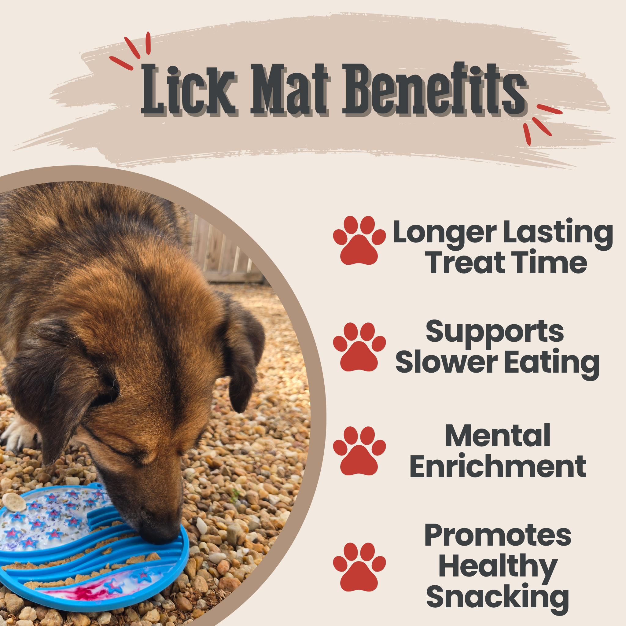 Dog Lick Mats with Suction Cups - Elite Pet Collective