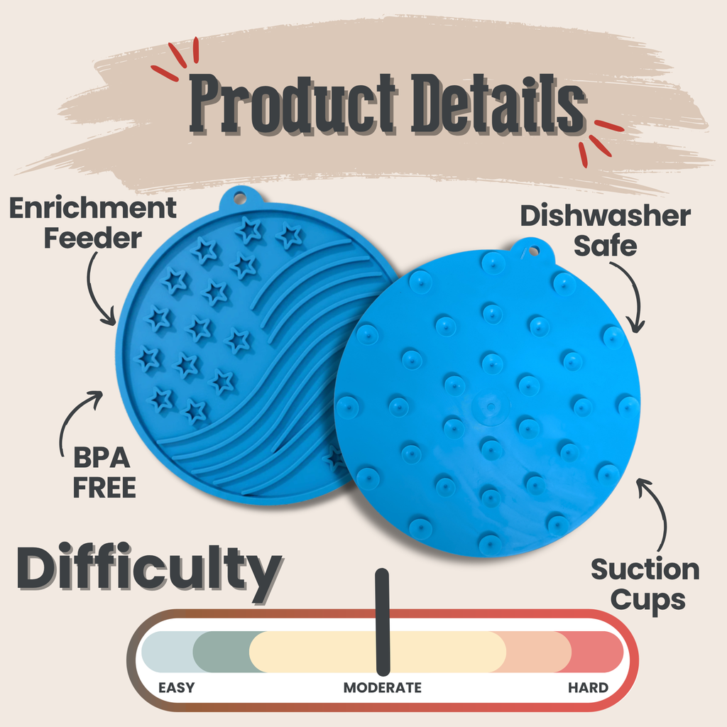 Dog Lick Mats with Suction Cups - Elite Pet Collective