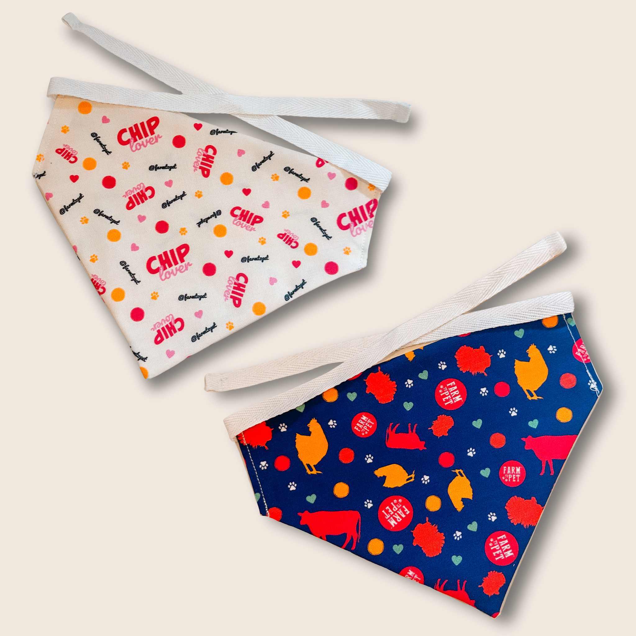 Tie-on Dog Bandana | Adjustable String-tie Bandana for Dogs and Cats - Elite Pet Collective