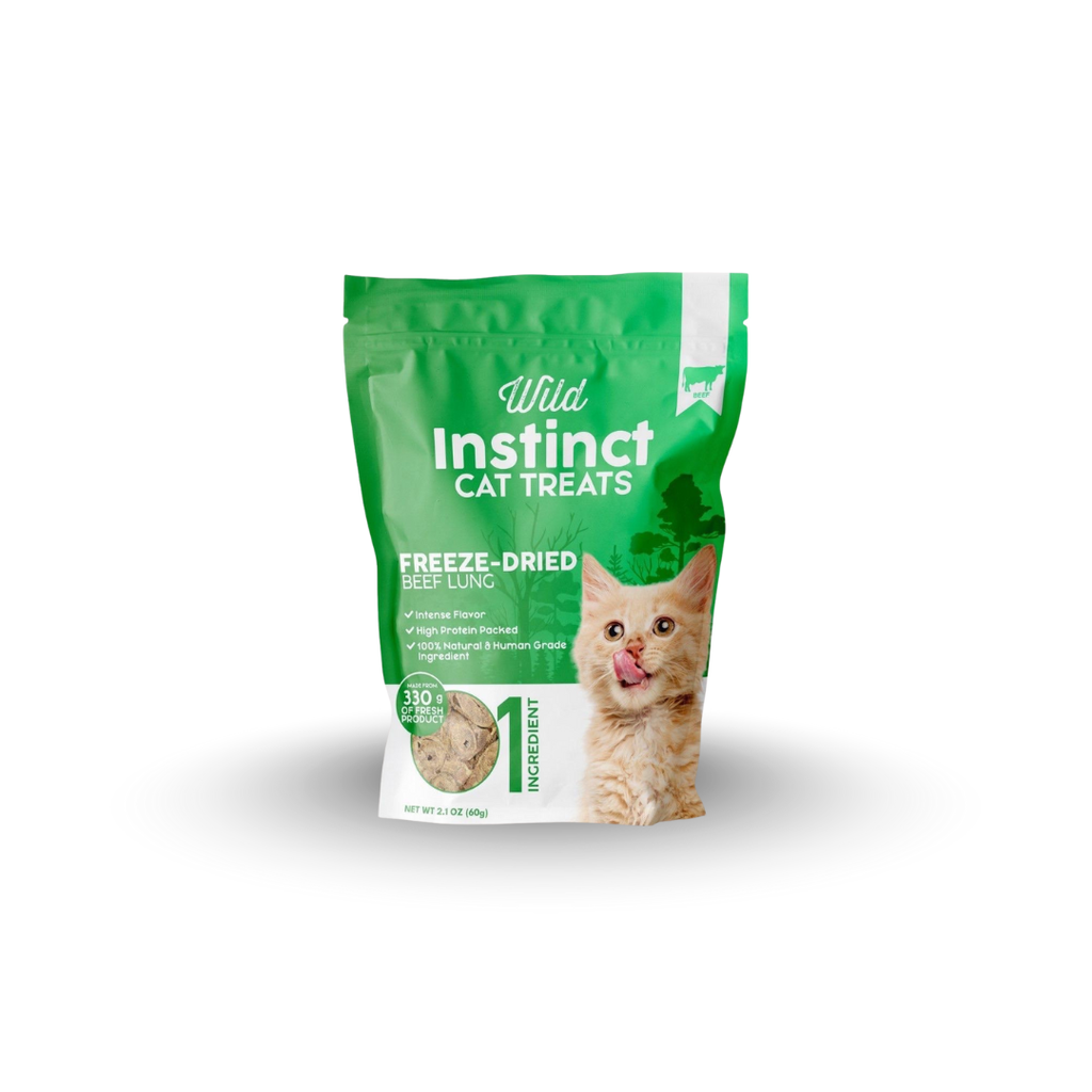 Freeze-Dried Beef Lung Treats for Cat - Elite Pet Collective
