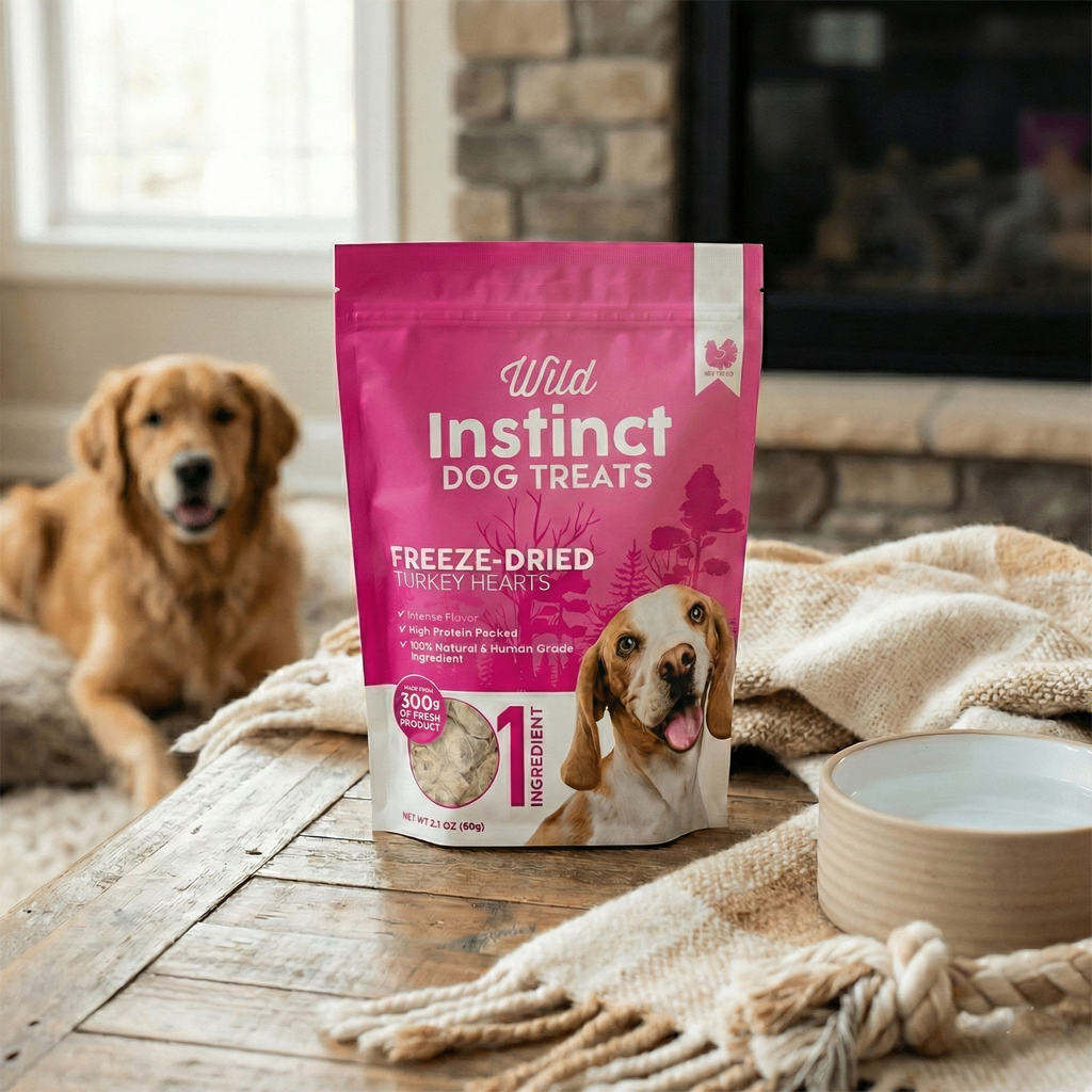 Freeze-Dried Turkey Hearts for Dogs - Elite Pet Collective