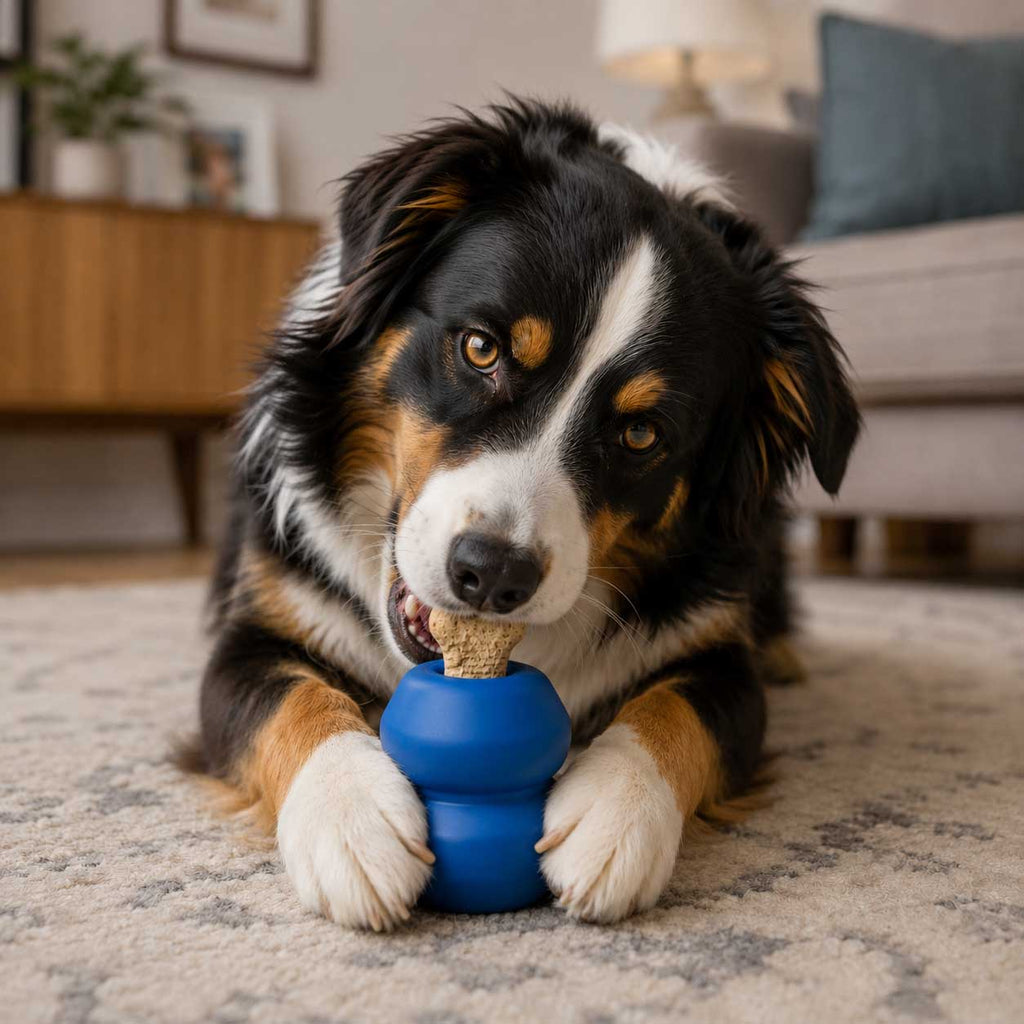 Double Trouble Dog Toy - Dual Chamber Treat Dispenser for Large Dogs | USA Made - Elite Pet Collective
