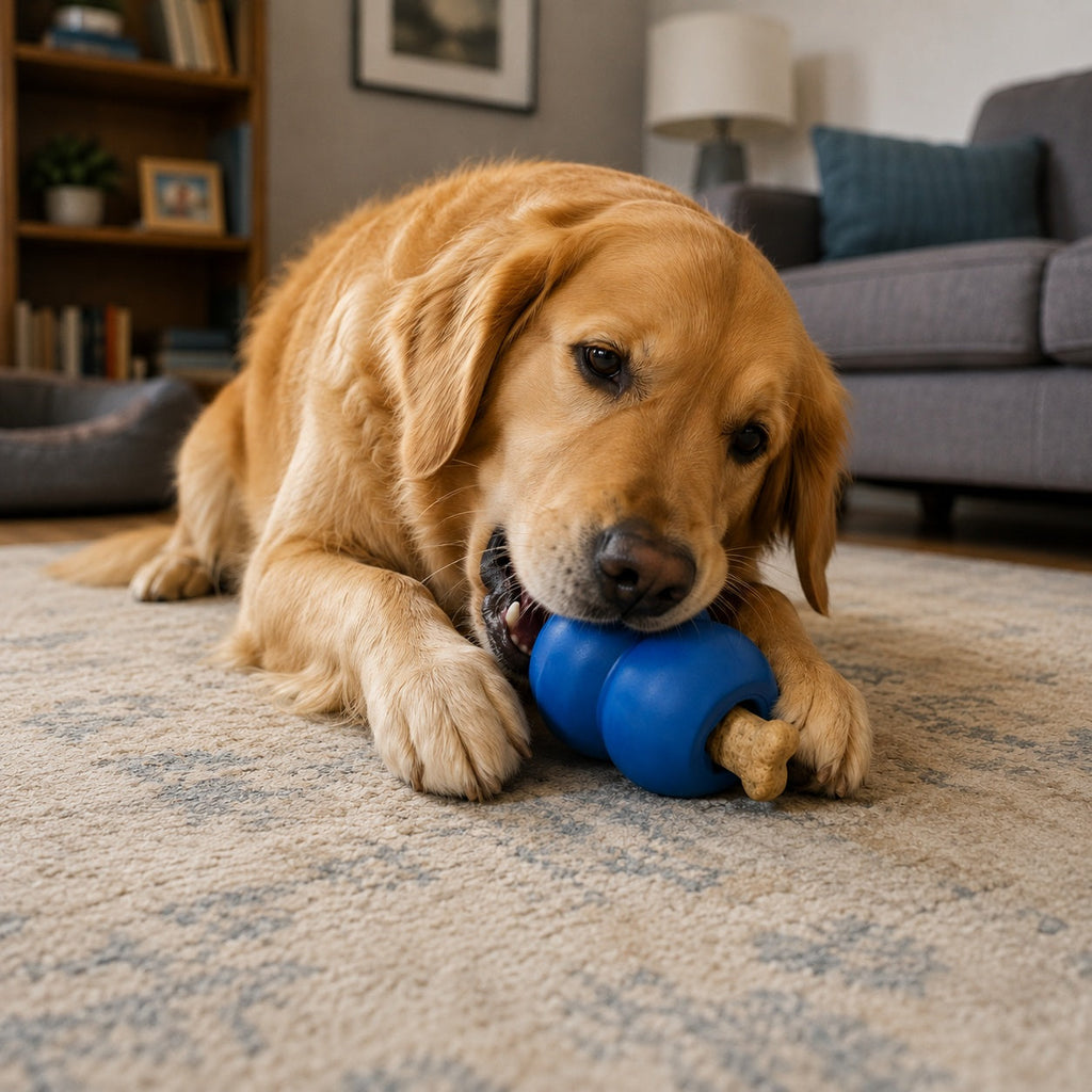 Double Trouble Dog Toy - Dual Chamber Treat Dispenser for Large Dogs | USA Made - Elite Pet Collective