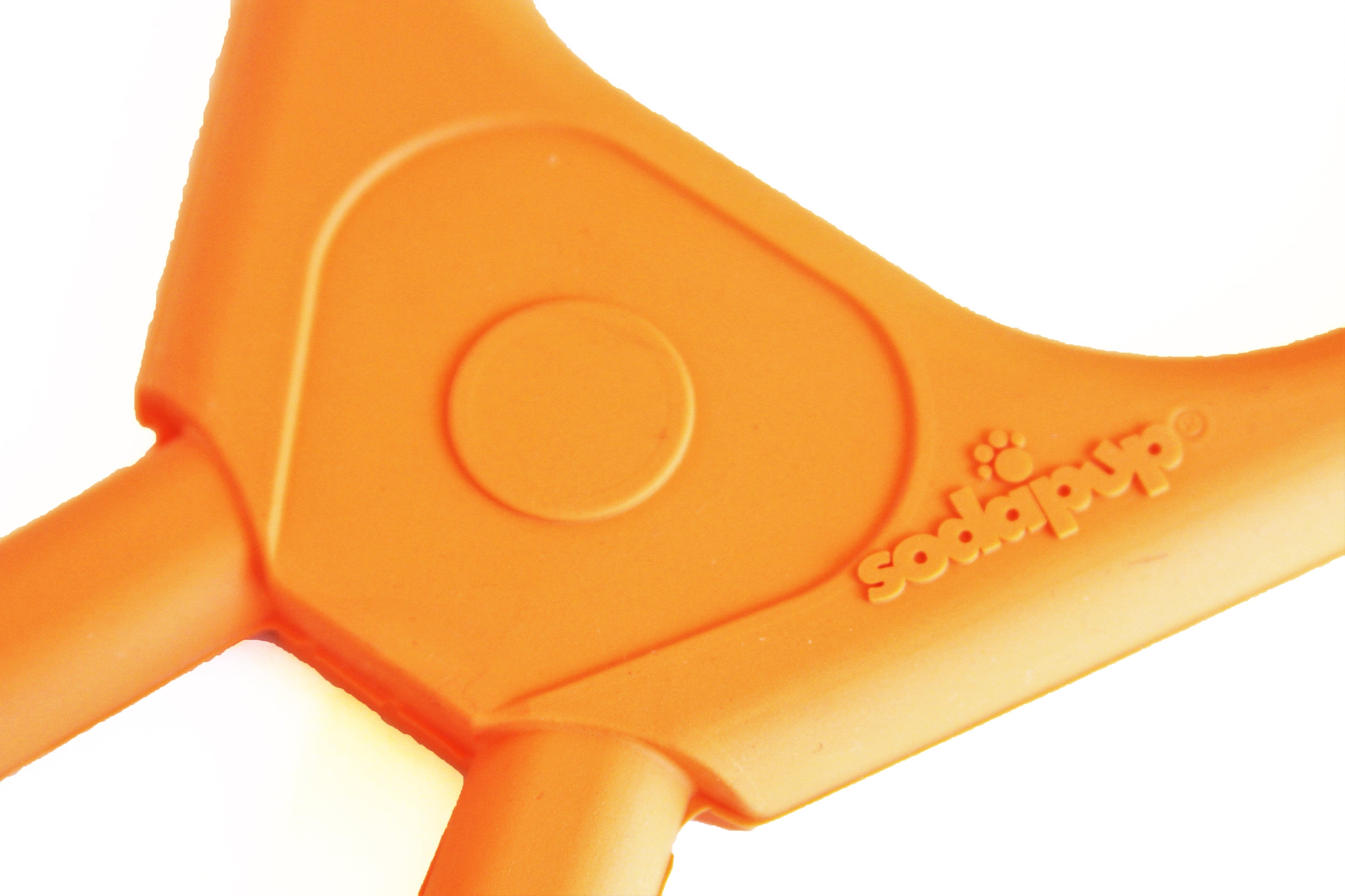 Pop Top Rubber Tug Toy for Interactive Play | Heavy Chewers | USA Made | SodaPup - Elite Pet Collective