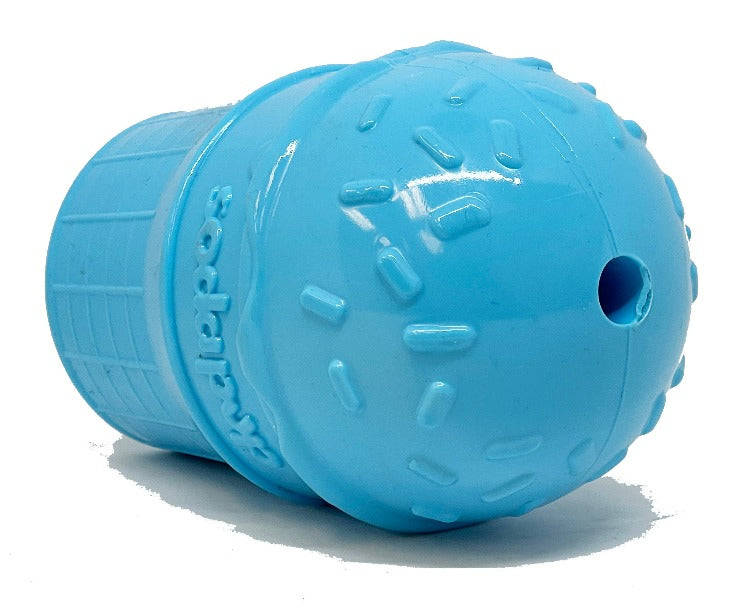 Ice Cream Cone Rubber Dog Chew Toy for Power Chewers | USA Made | SodaPup - Elite Pet Collective
