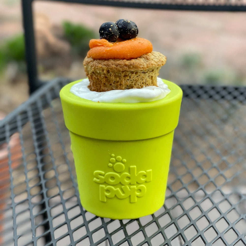 Large Flower Pot eCup Dog Treat Dispenser | Durable USA-Made Enrichment Toy | SodaPup - Elite Pet Collective