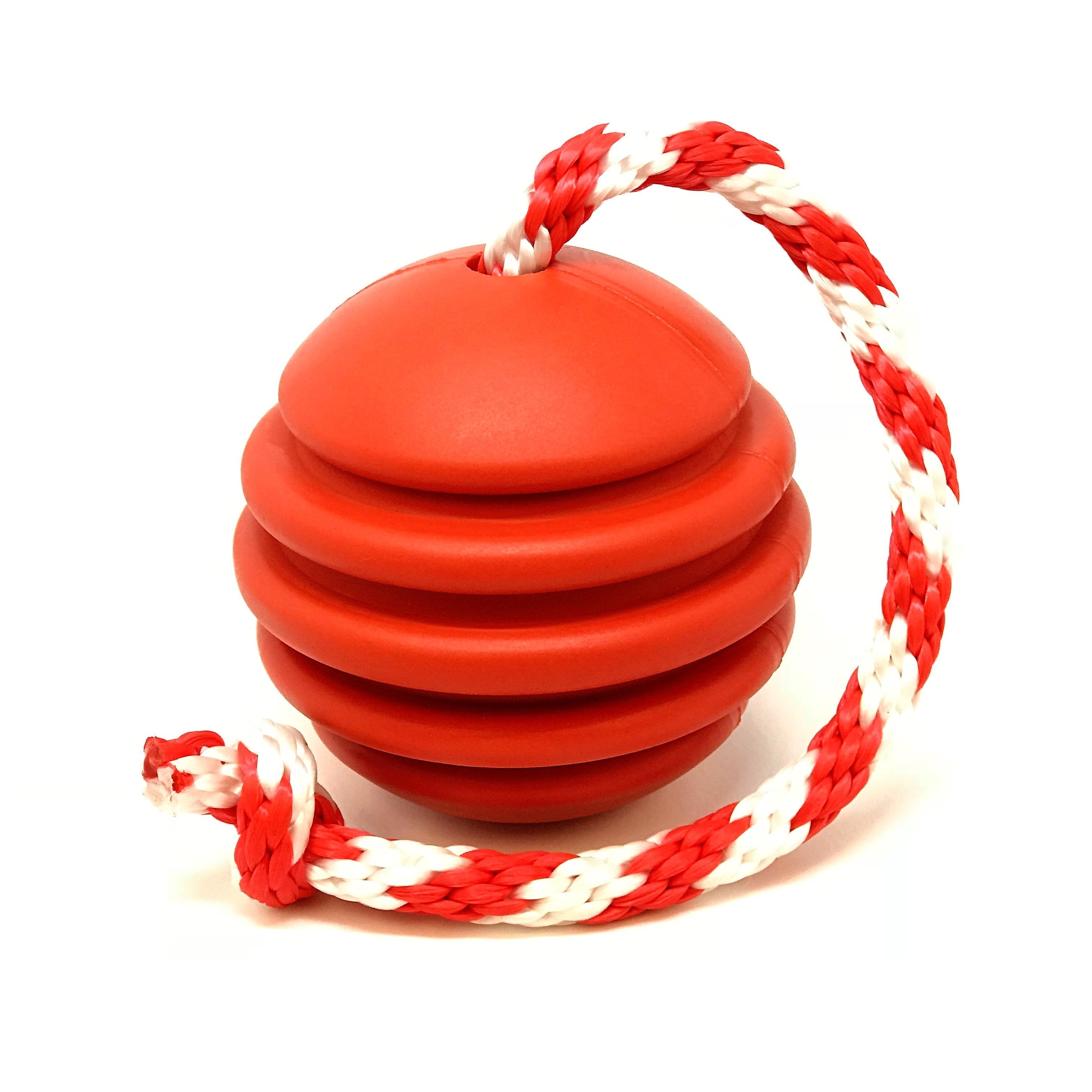 USA-K9 Stars and Stripes Rubber Dog Toy | K9 Handler Reward Toy | Red | USA Made - Elite Pet Collective