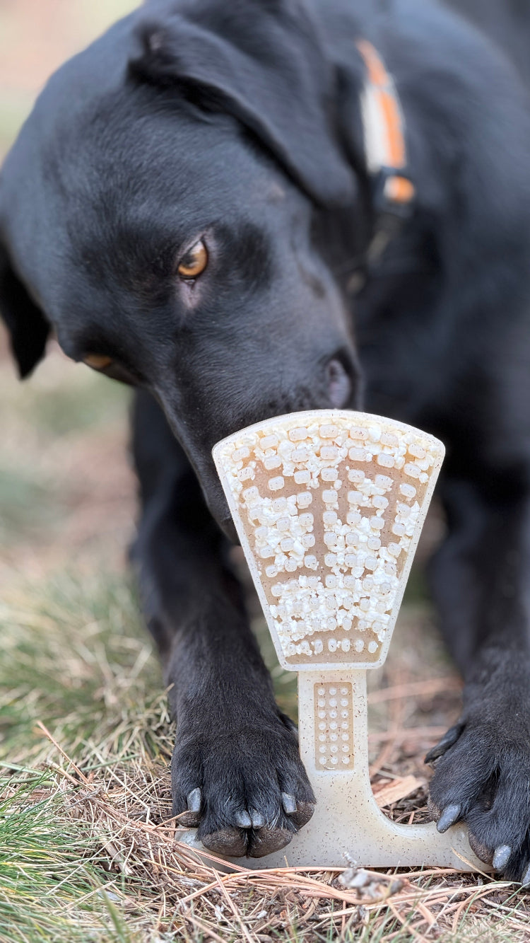 Waffle Tower Nylon Chew & Enrichment Toy | 2-in-1 for Aggressive Chewers | SodaPup - Elite Pet Collective