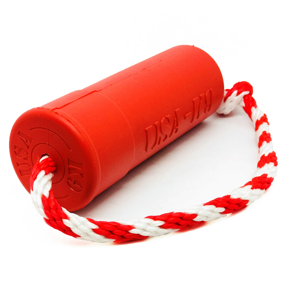 USA-K9 Firecracker Floating Training Dummy | K9 Handler Reward Toy | Red | USA Made - Elite Pet Collective