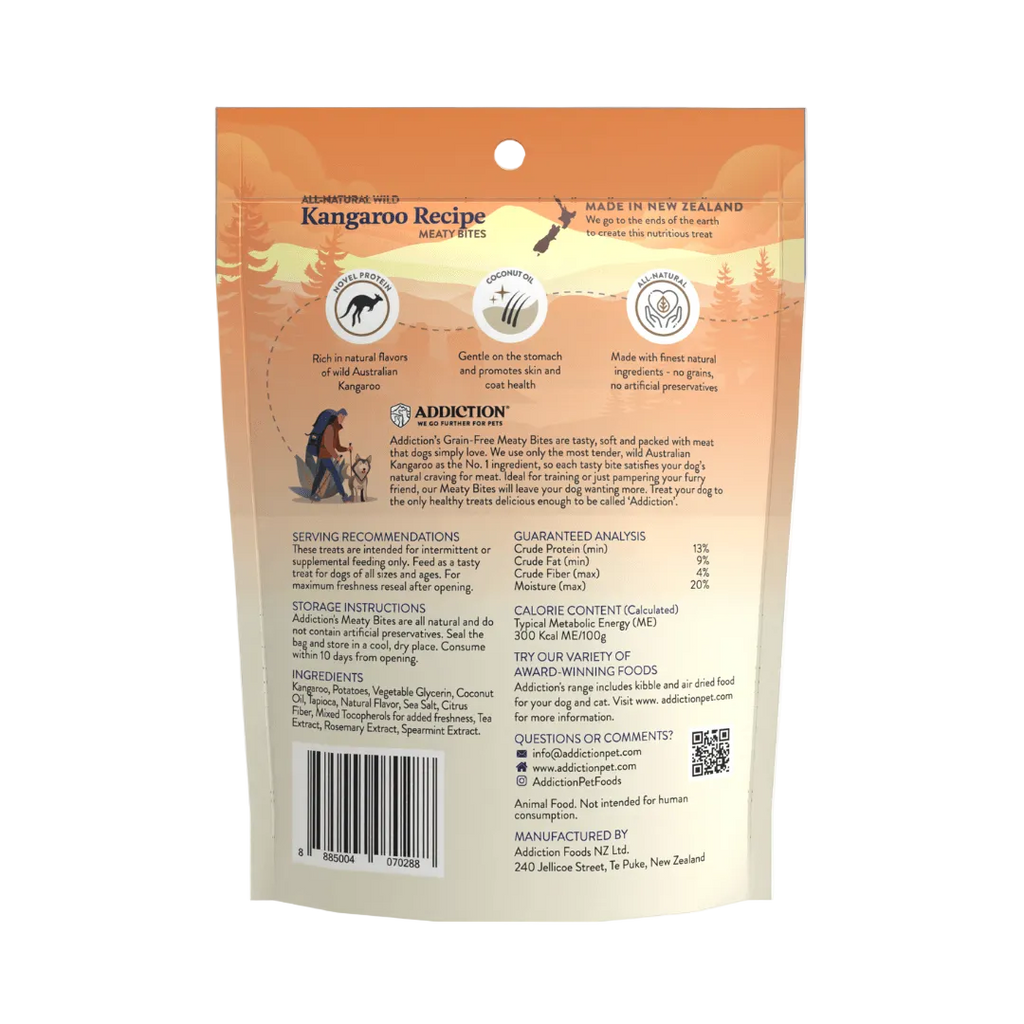 Meaty Bites Grain-free Premium Kangaroo Dog Treats - Elite Pet Collective