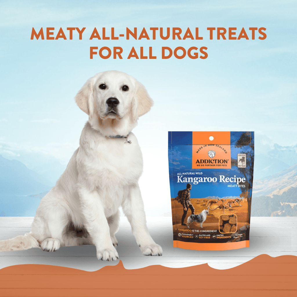 Meaty Bites Grain-free Premium Kangaroo Dog Treats - Elite Pet Collective