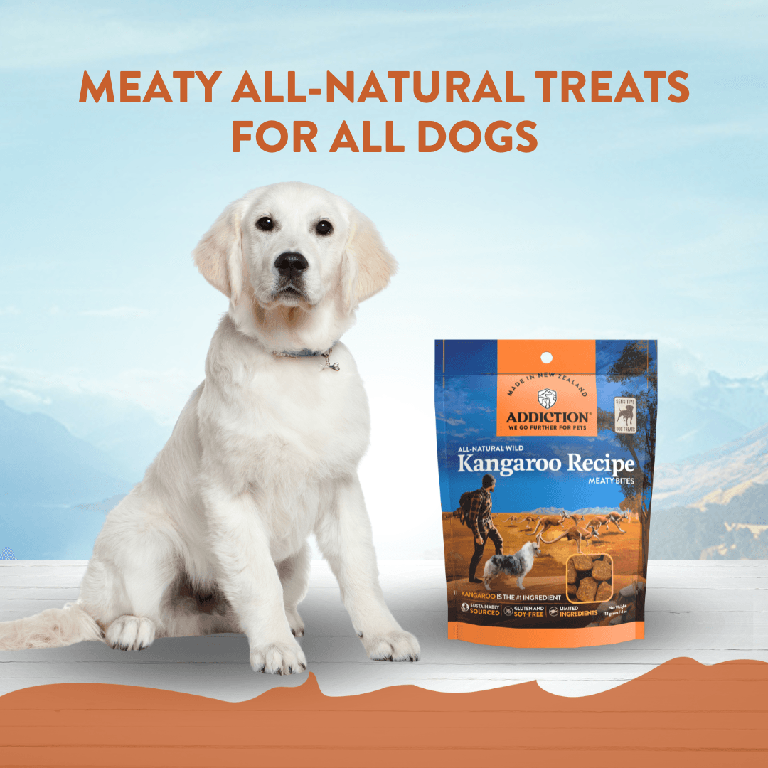 Meaty Bites Grain-free Premium Kangaroo Dog Treats - Elite Pet Collective