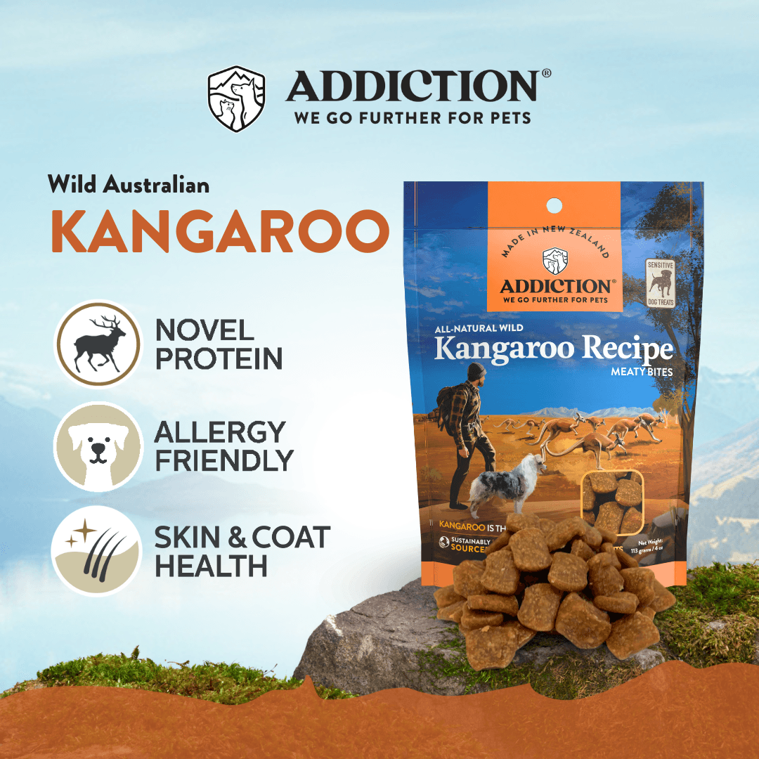 Meaty Bites Grain-free Premium Kangaroo Dog Treats - Elite Pet Collective