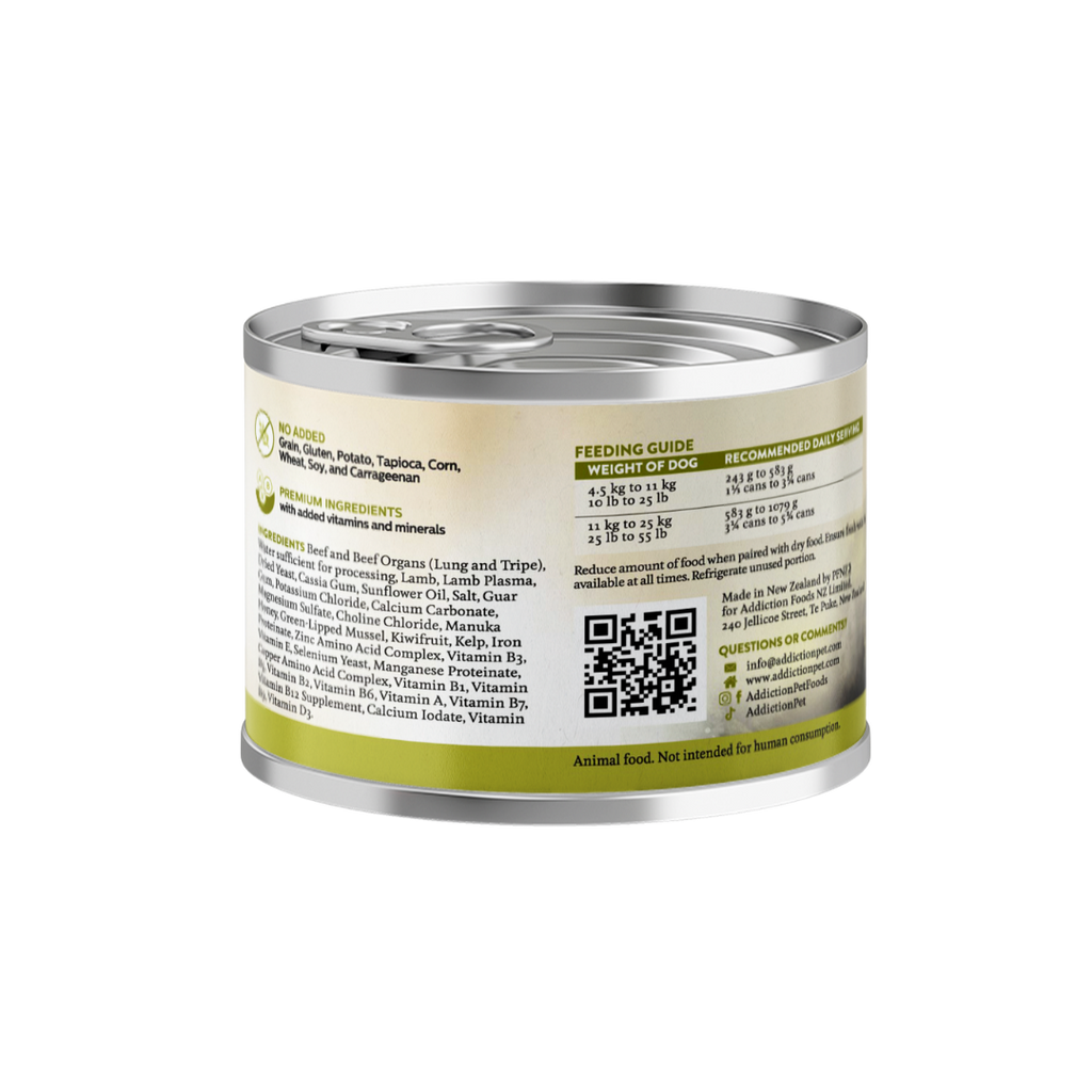 Wild Islands Highland Beef & Lamb Recipe Premium Grain-free Canned Dog Food 185g - Elite Pet Collective