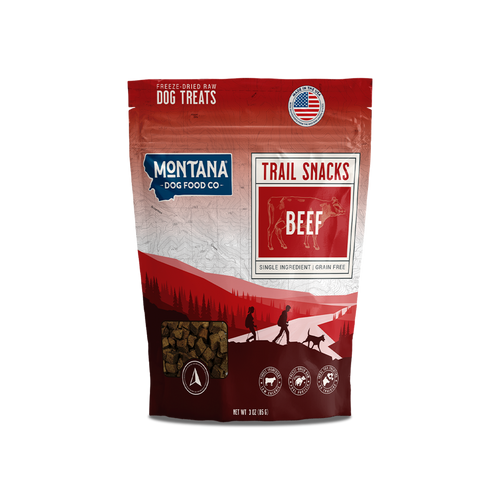 Beef Heart Freeze-dried Raw Trail Snacks (Treats) for Dogs 3oz - Elite Pet Collective