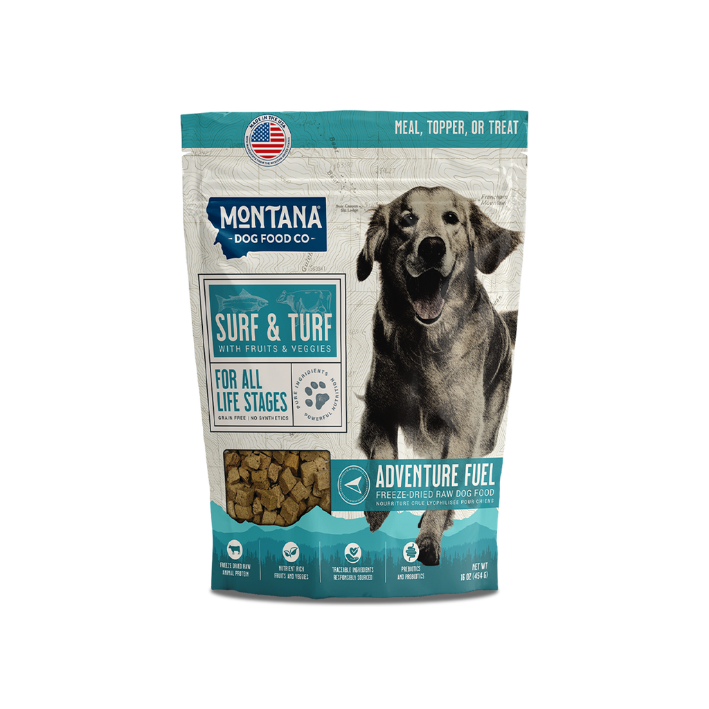 Grain-free Surf & Turf Freeze-dried Raw Adventure Fuel (Dog Food) - Elite Pet Collective