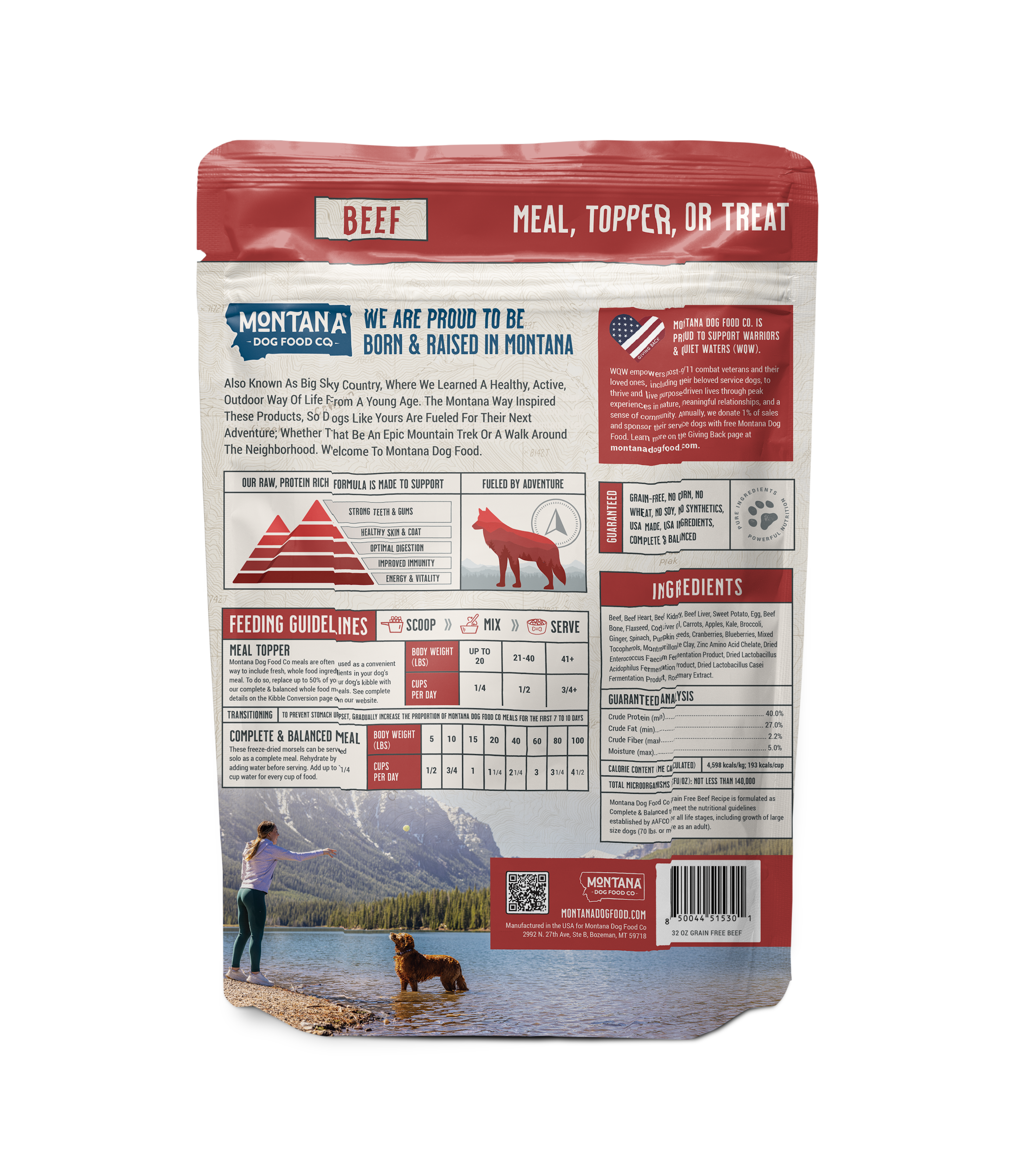 Grain-Free Beef Freeze-Dried Raw Adventure Fuel (Dog Food) - Elite Pet Collective