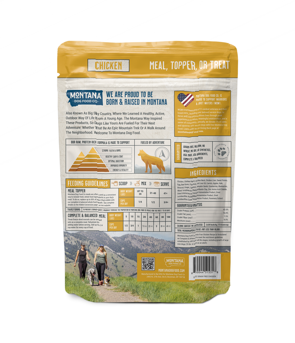 Grain-Free Chicken Freeze-dried Raw Adventure Fuel (Dog Food) - Elite Pet Collective