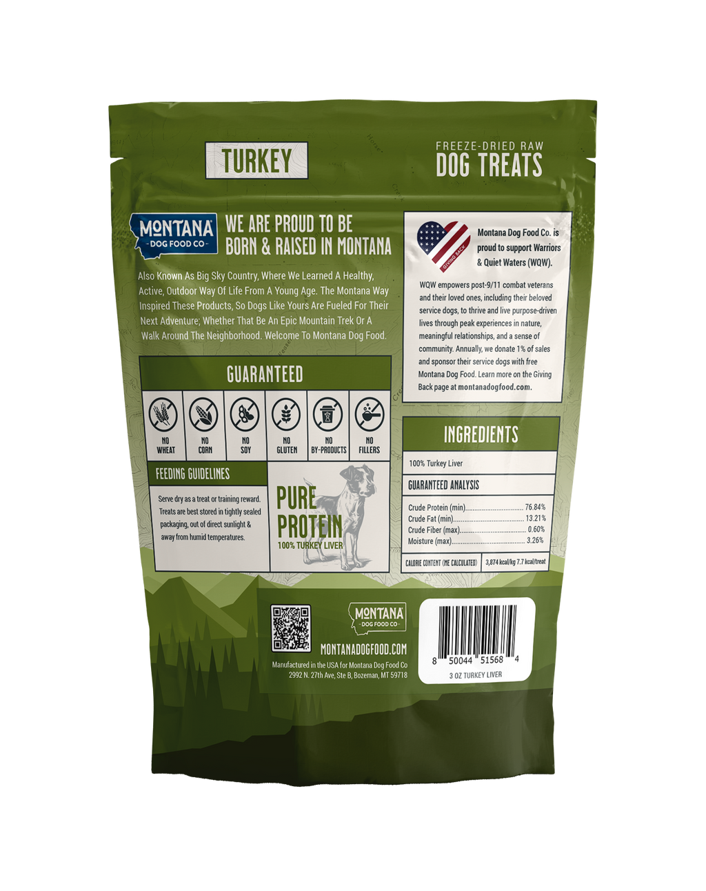 Turkey Liver Freeze-dried Raw Trail Snacks (Treats) for Dogs 3oz - Elite Pet Collective