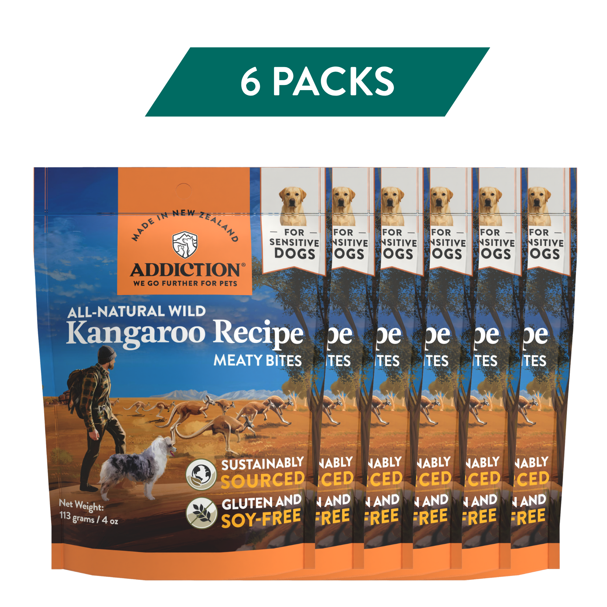Meaty Bites Grain-free Premium Kangaroo Dog Treats - Elite Pet Collective