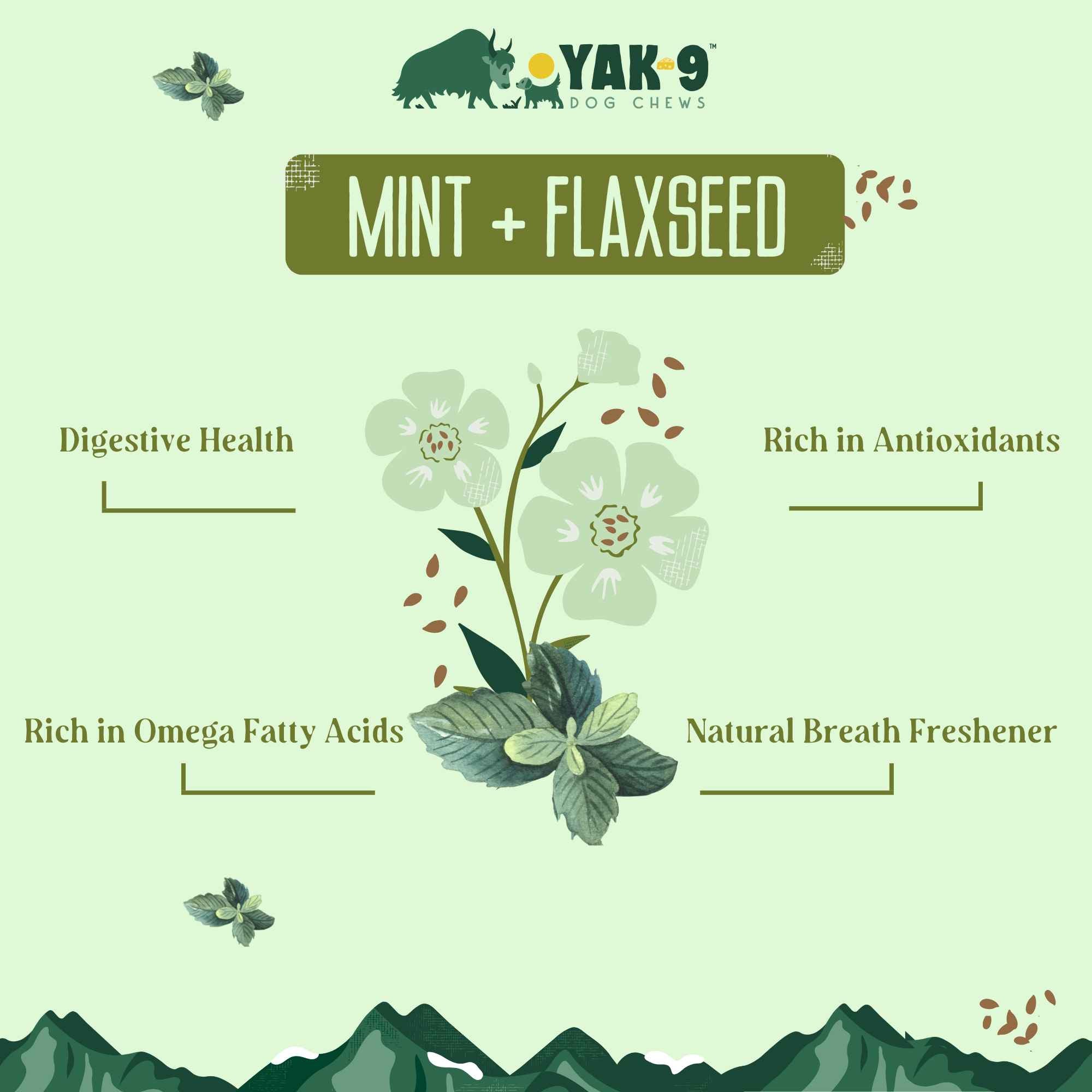 Flaxseed & Mint Cheese Chews for Dogs - Elite Pet Collective
