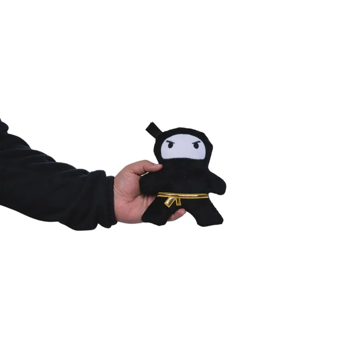 Pink & Black Ninja Love Plush Dog Toy Gift Set – with Squeaker & Crinkle Paper for Fun Play - Elite Pet Collective