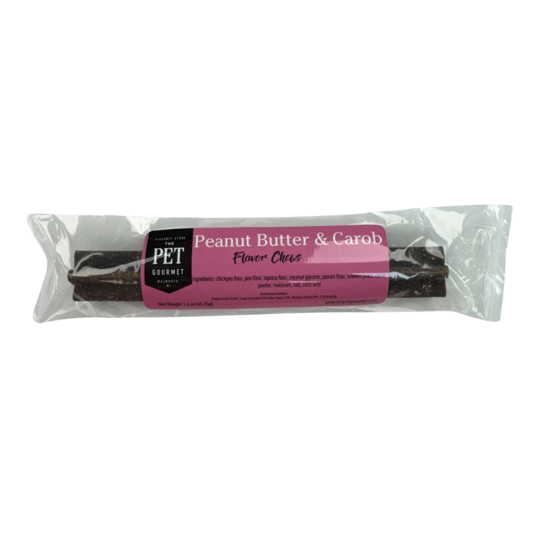 Peanut Butter Carob Chew Stick - Elite Pet Collective