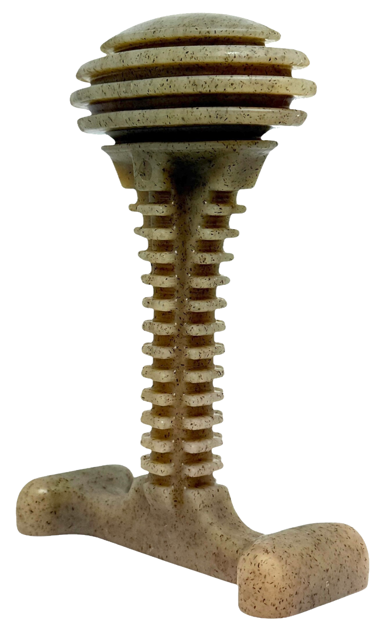 Honey Bone Dental Tower - Indestructible Nylon Dog Chew Toy XL | USA Made - Elite Pet Collective