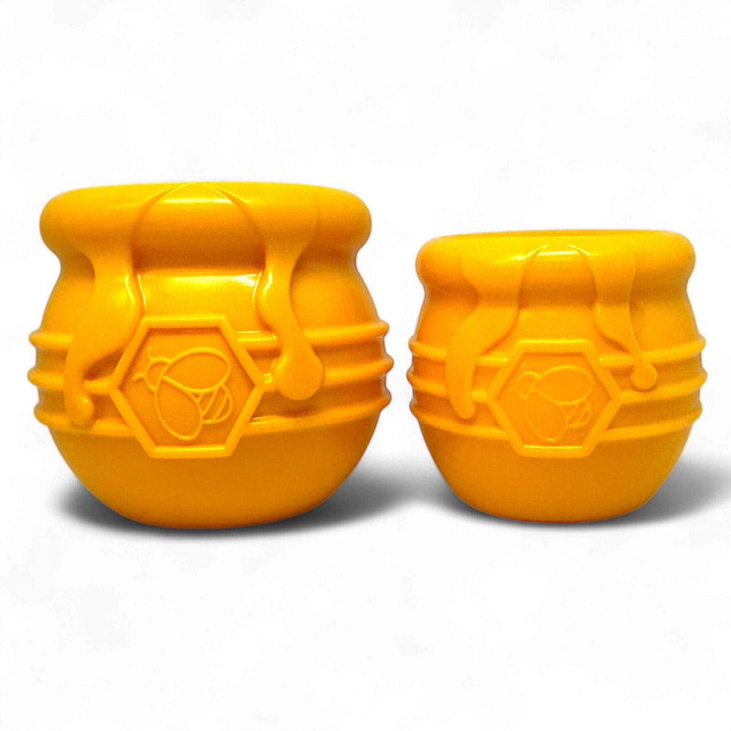 Honey Pot Dog eCup Treat Dispenser | Durable PUP-X Rubber Enrichment Toy | USA Made - Elite Pet Collective