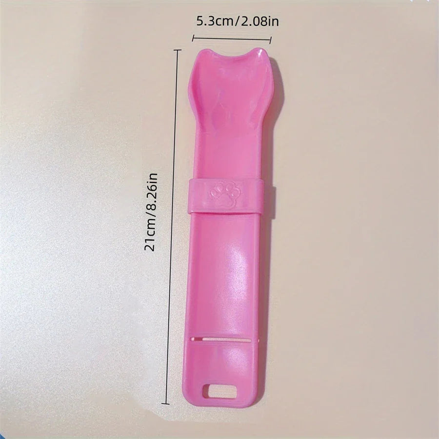 Pet Supplies Cat Strip Squeeze Spoon Cat Strip Feeder for Lickable Wet Cat Treats Pet Liquid Snack Feeding Tool Cat Feeder - Elite Pet Collective