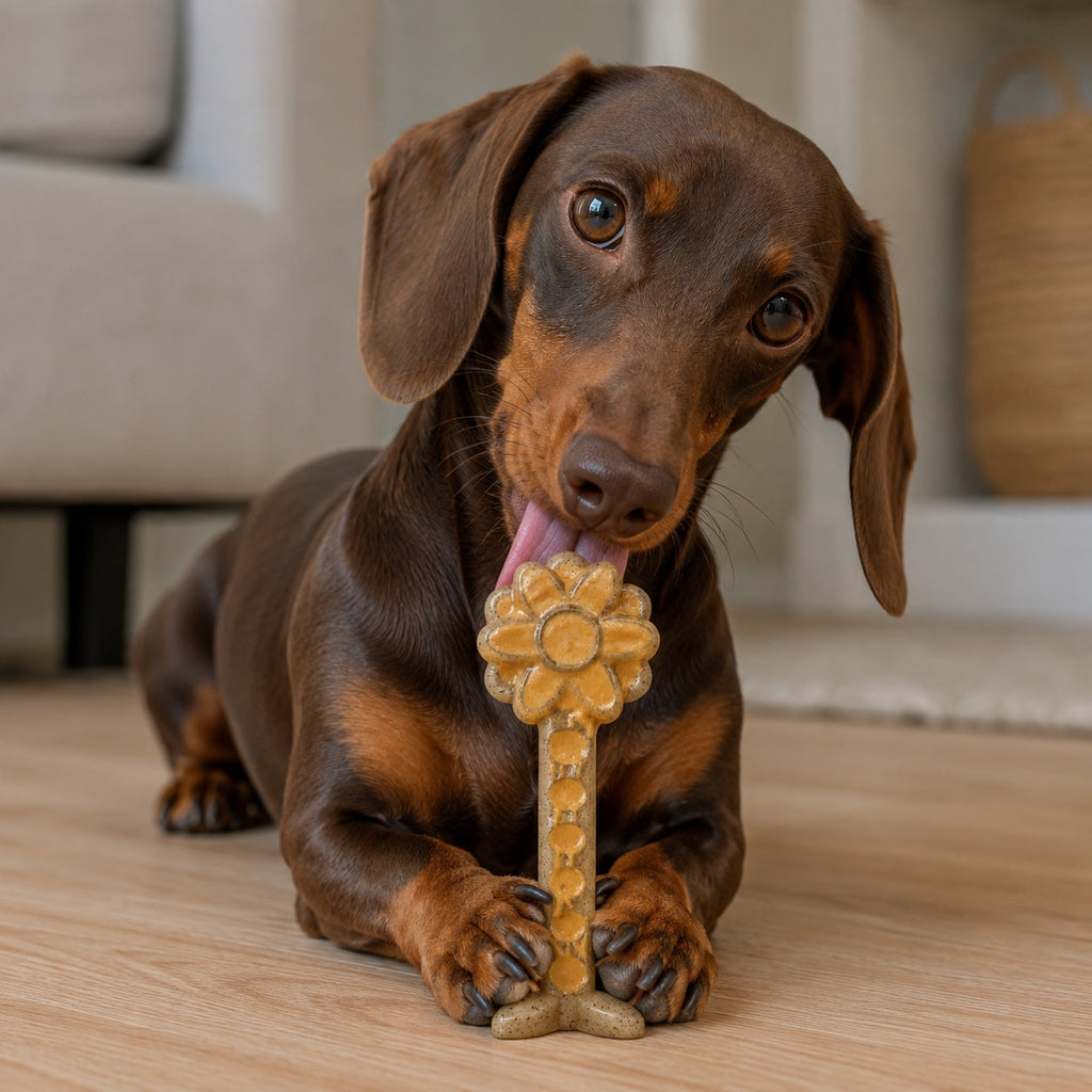 Flower Tower Nylon Chew Toy for Aggressive Chewers - USA Made Enrichment Toy - Elite Pet Collective