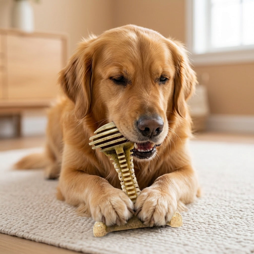 Honey Bone Dental Tower - Indestructible Nylon Dog Chew Toy XL | USA Made - Elite Pet Collective