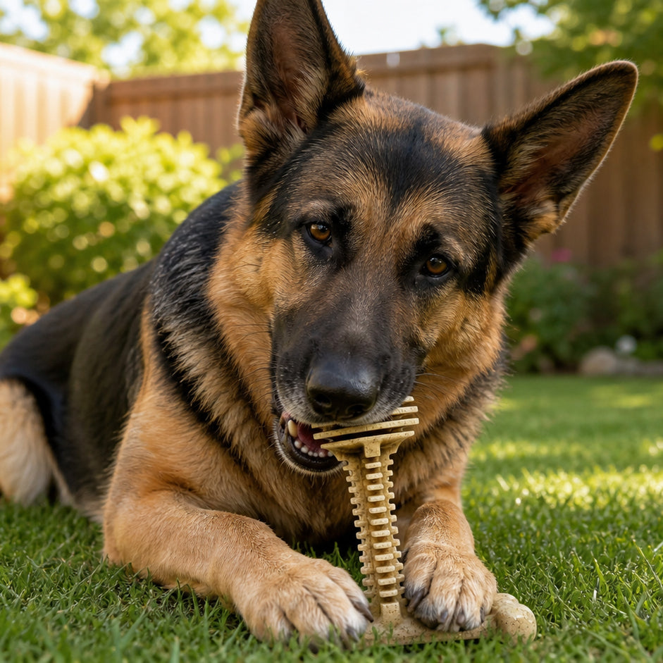 Honey Bone Dental Tower - Indestructible Nylon Dog Chew Toy XL | USA Made - Elite Pet Collective