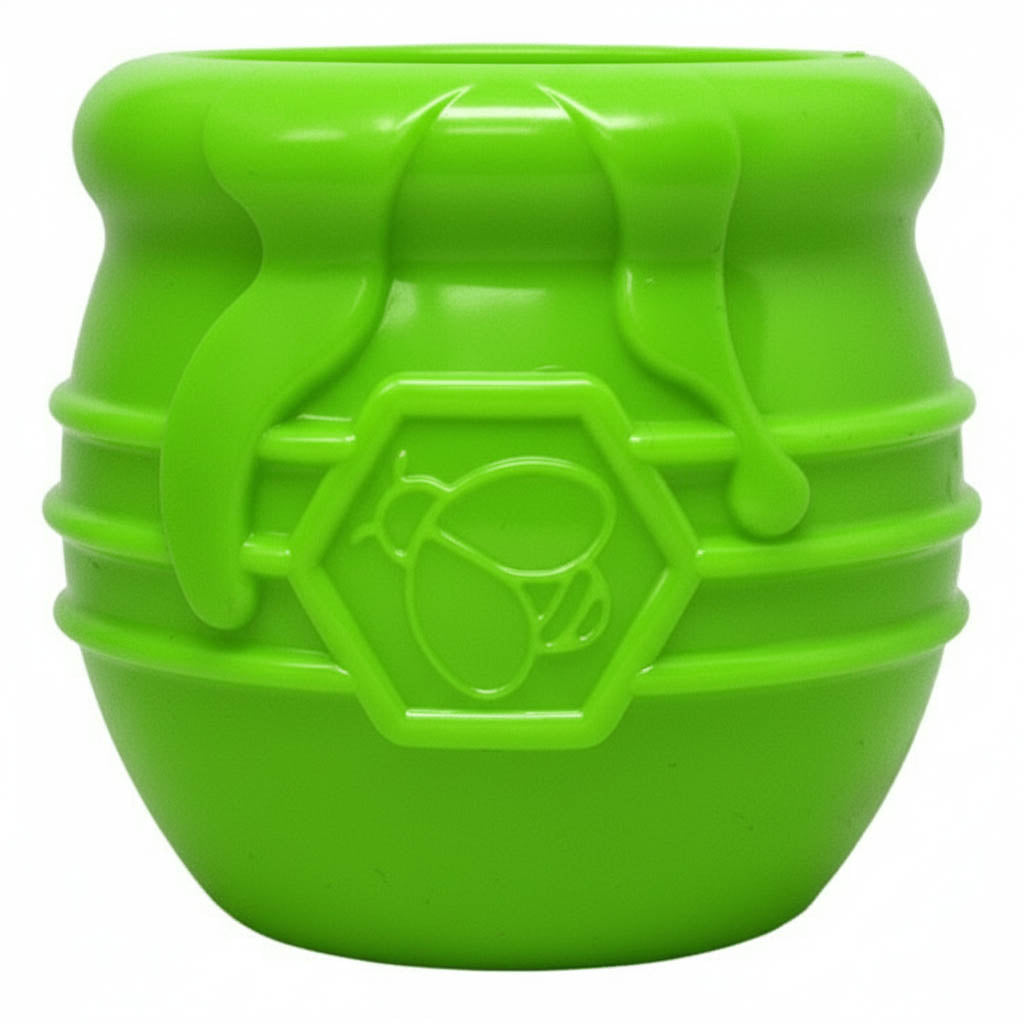 Honey Pot Dog eCup Treat Dispenser | Durable PUP-X Rubber Enrichment Toy | USA Made - Elite Pet Collective