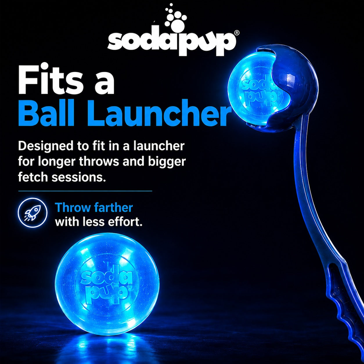 Strobe Ball Light-Up Dog Toy - Durable Floating Chew Ball | Made in USA - Elite Pet Collective