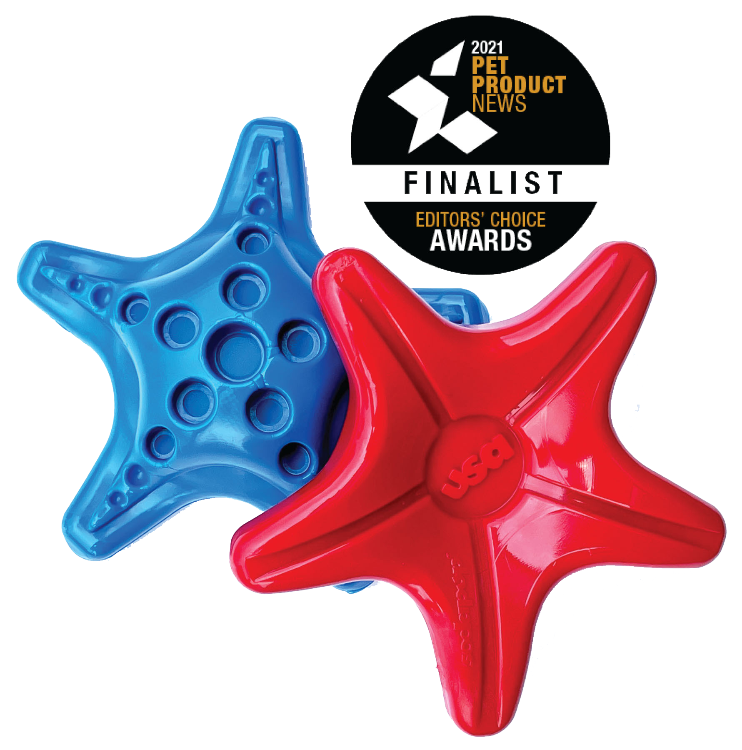 Starfish Nylon Dog Chew Toy for Aggressive Chewers | USA Made | SodaPup - Elite Pet Collective