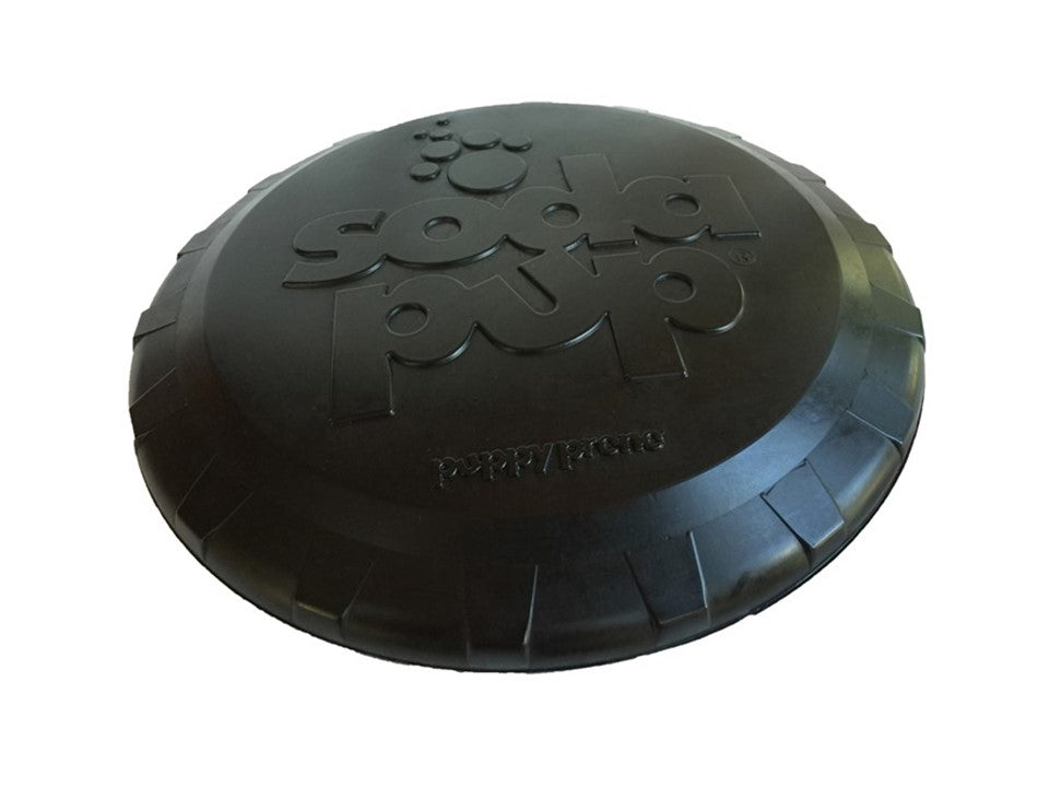 Magnum Bottle Top Flyer Rubber Frisbee for Heavy Chewers | Large | USA Made - Elite Pet Collective