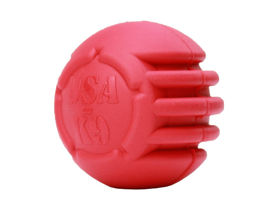 USA-K9 Stars and Stripes Rubber Dog Toy | K9 Handler Reward Toy | Red | USA Made - Elite Pet Collective