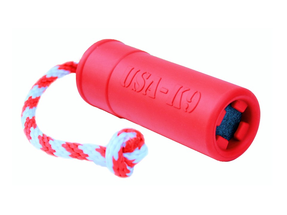 USA-K9 Firecracker Floating Training Dummy | K9 Handler Reward Toy | Red | USA Made - Elite Pet Collective