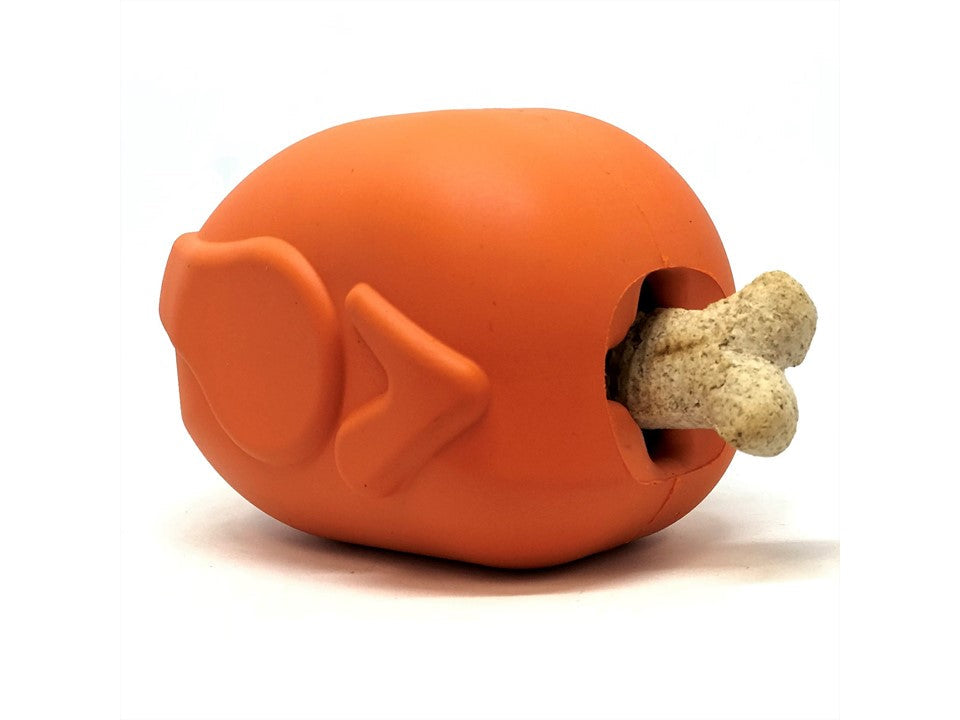 Roasted Turkey Dog Chew Toy & Treat Dispenser - USA Made | SodaPup - Elite Pet Collective