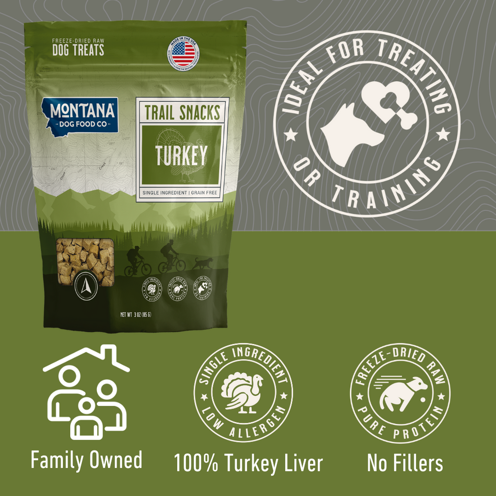 Turkey Liver Freeze-dried Raw Trail Snacks (Treats) for Dogs 3oz - Elite Pet Collective