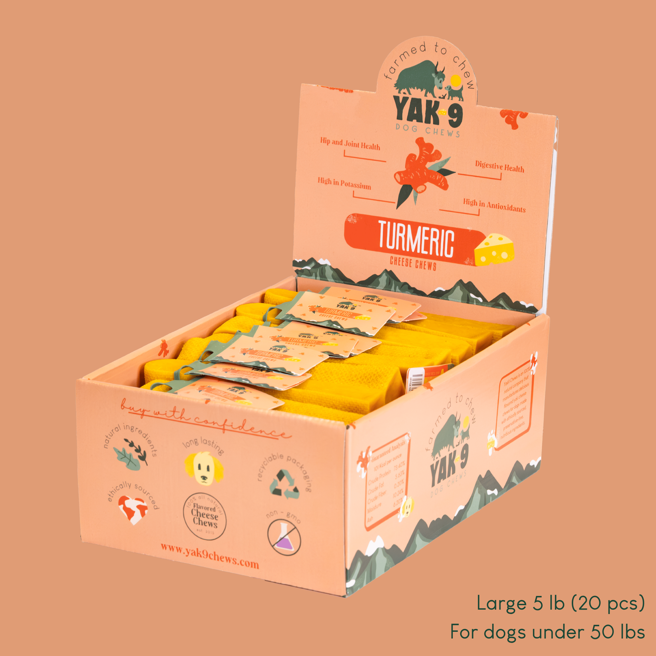 Turmeric Cheese Chews for Dogs - Elite Pet Collective