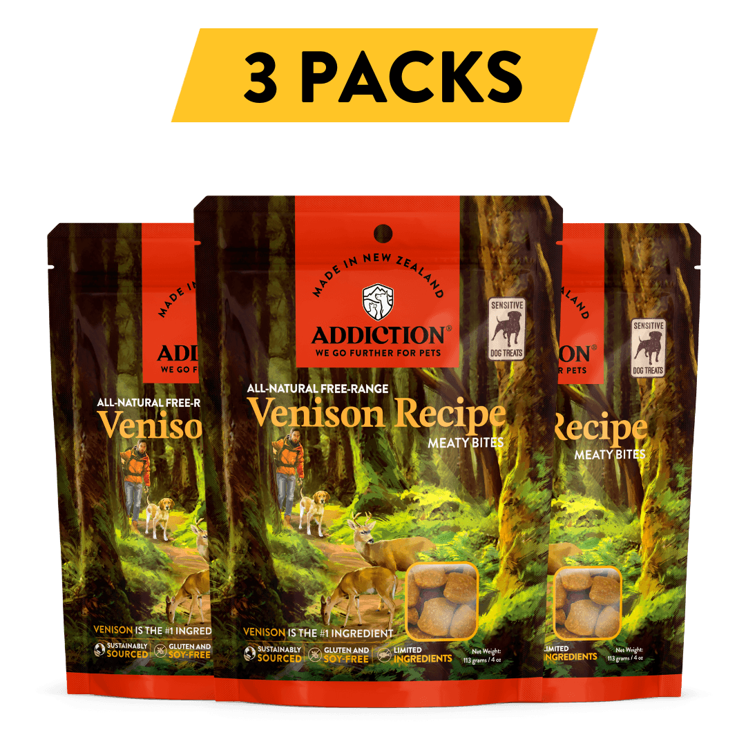 Venison Meaty Bites - Hypoallergenic Dog Treats - Elite Pet Collective