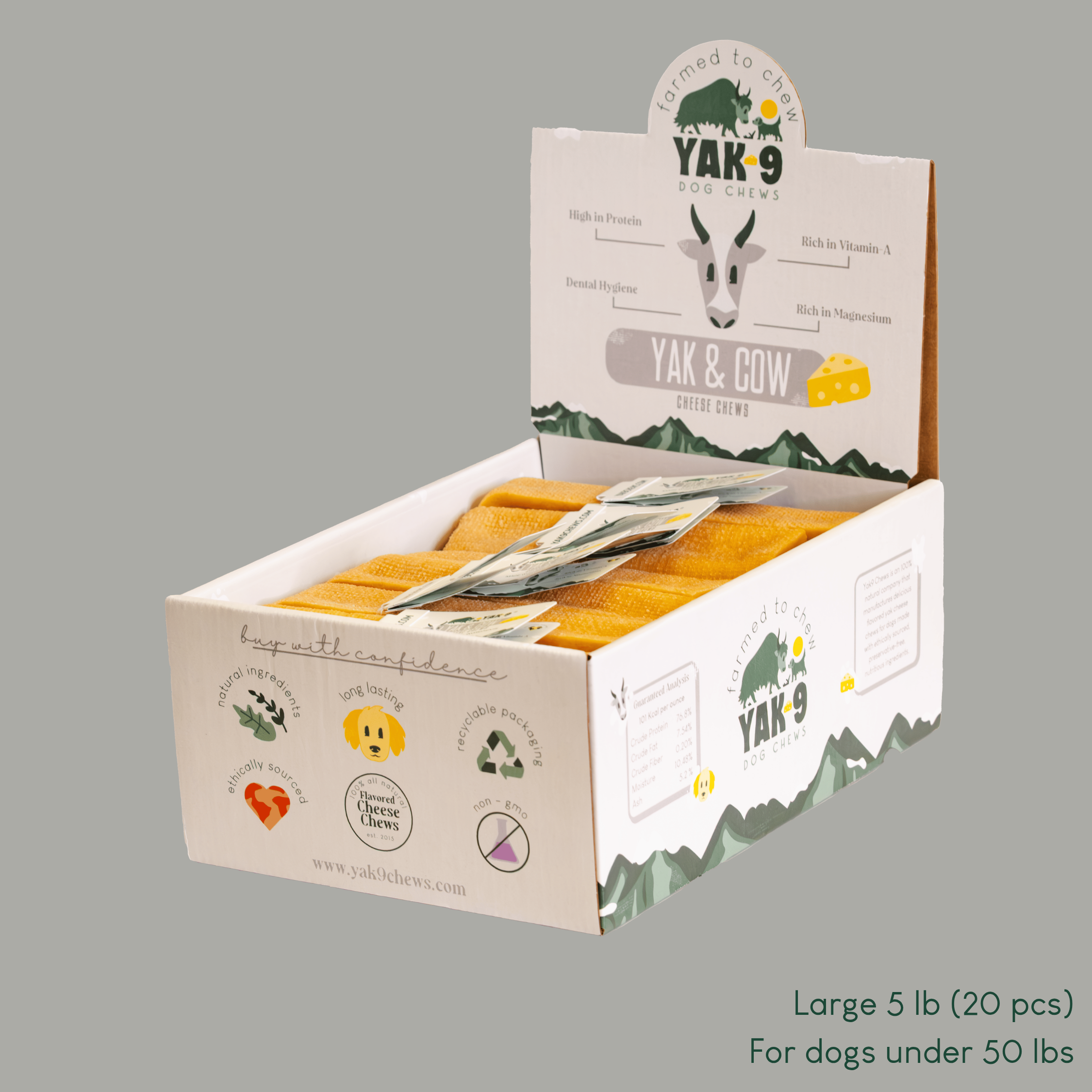 Yak and Cow Cheese for Dogs - Natural Chew Treats for Happy, Healthy Pups - Elite Pet Collective