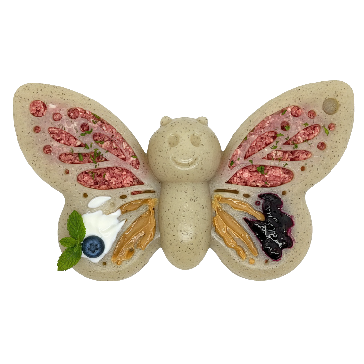 Butterfly Nylon Chew & Enrichment Toy | 2-in-1 for Aggressive Chewers | SodaPup - Elite Pet Collective