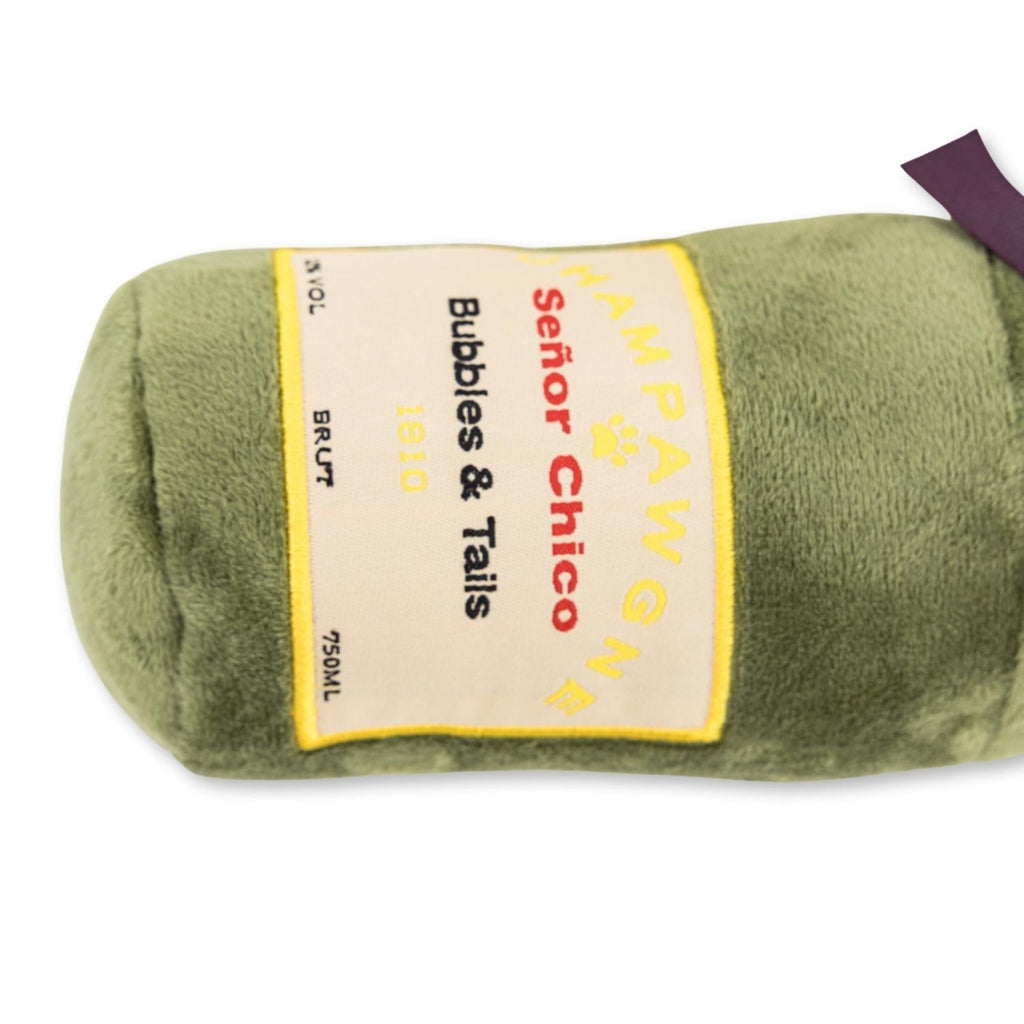 Champawgne-Cheers Plush Dog Toy Gift Set – with Squeaker & Crinkle Paper - Elite Pet Collective