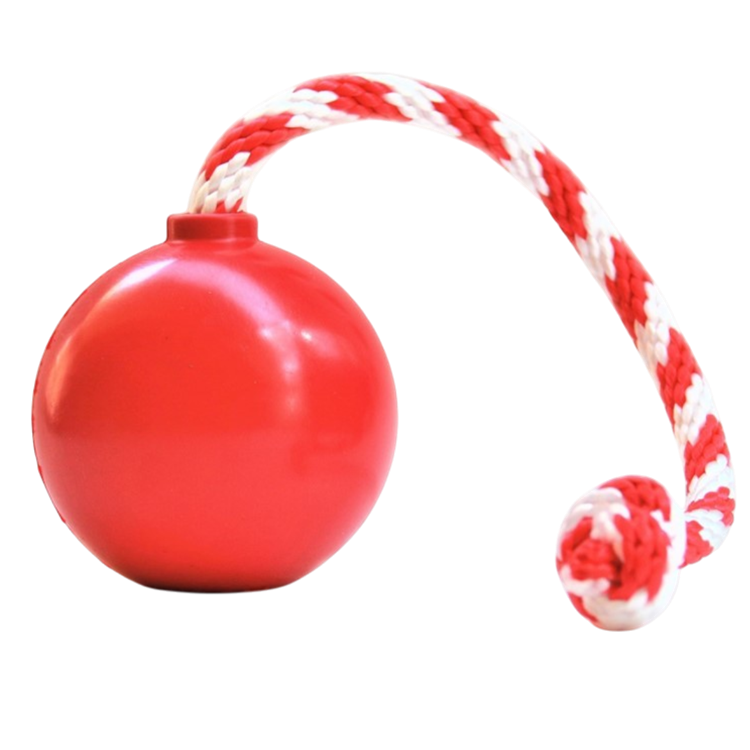 USA-K9 Cherry Bomb Rubber Dog Chew Toy | K9 Handler Reward Toy | USA Made - Elite Pet Collective