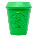 Coffee Cup Rubber Dog Chew Toy for Power Chewers | Treat Dispenser | USA Made - Elite Pet Collective