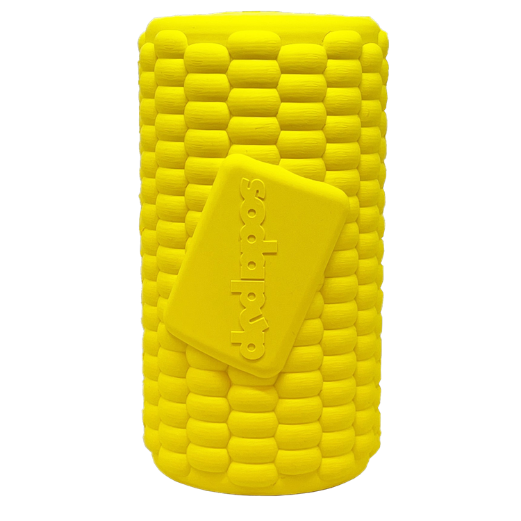 Corn on the Cob Dog Toy - Durable Rubber Treat Dispenser | USA Made - Elite Pet Collective