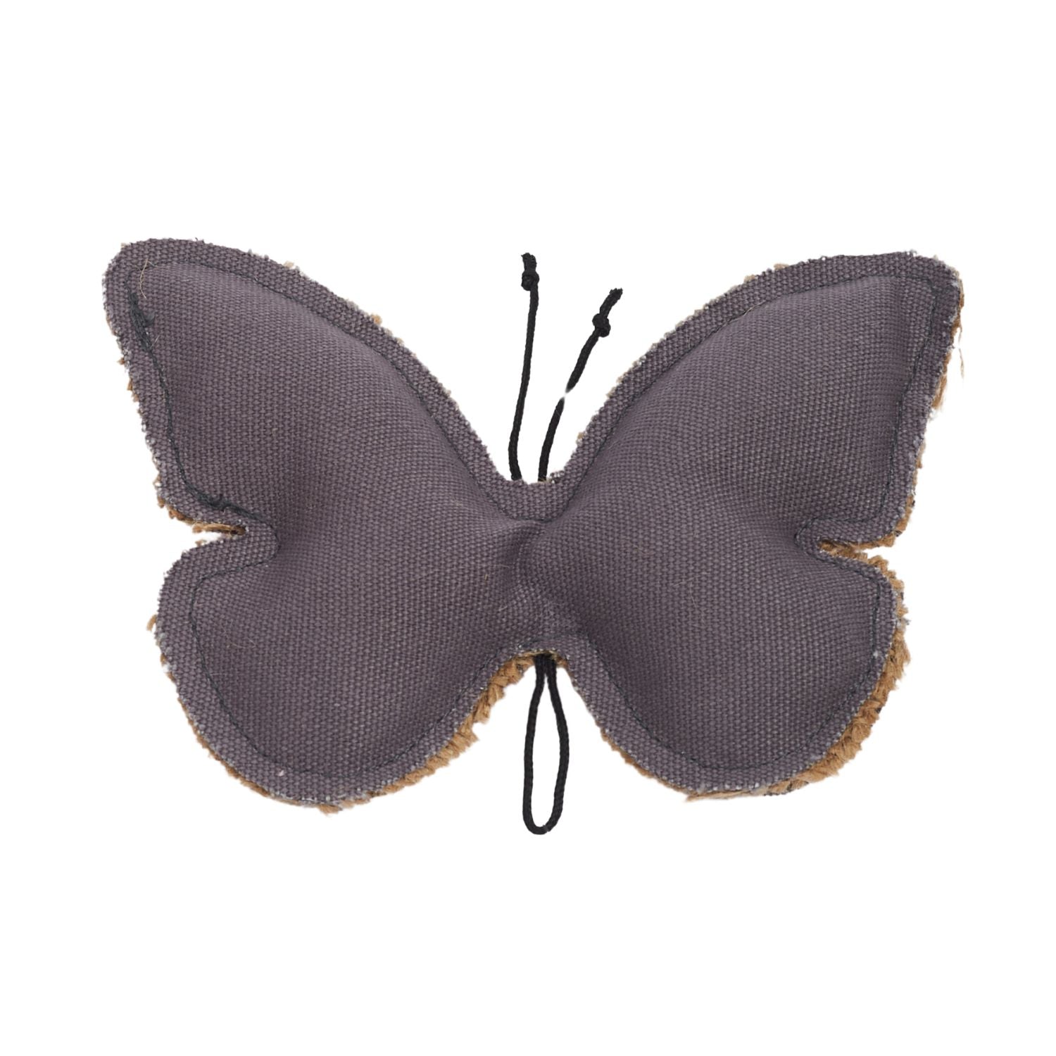 Country Living Canvas & Jute Butterfly-Shaped Dog Chew Toy – Durable, Safe and Non-Toxic - Elite Pet Collective